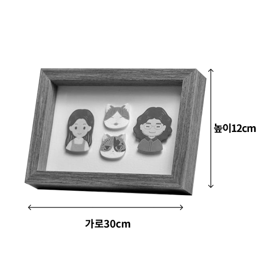 액자 사이즈 이미지